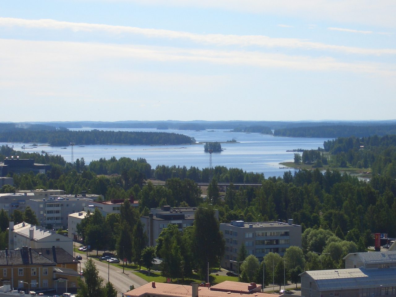 Varkaus, Finland — Saimaa lakeshore industrial town